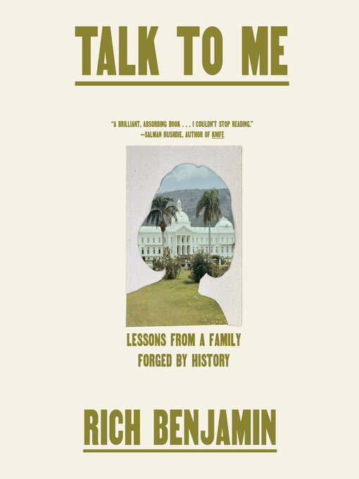 Title details for Talk to Me by Rich Benjamin - Wait list